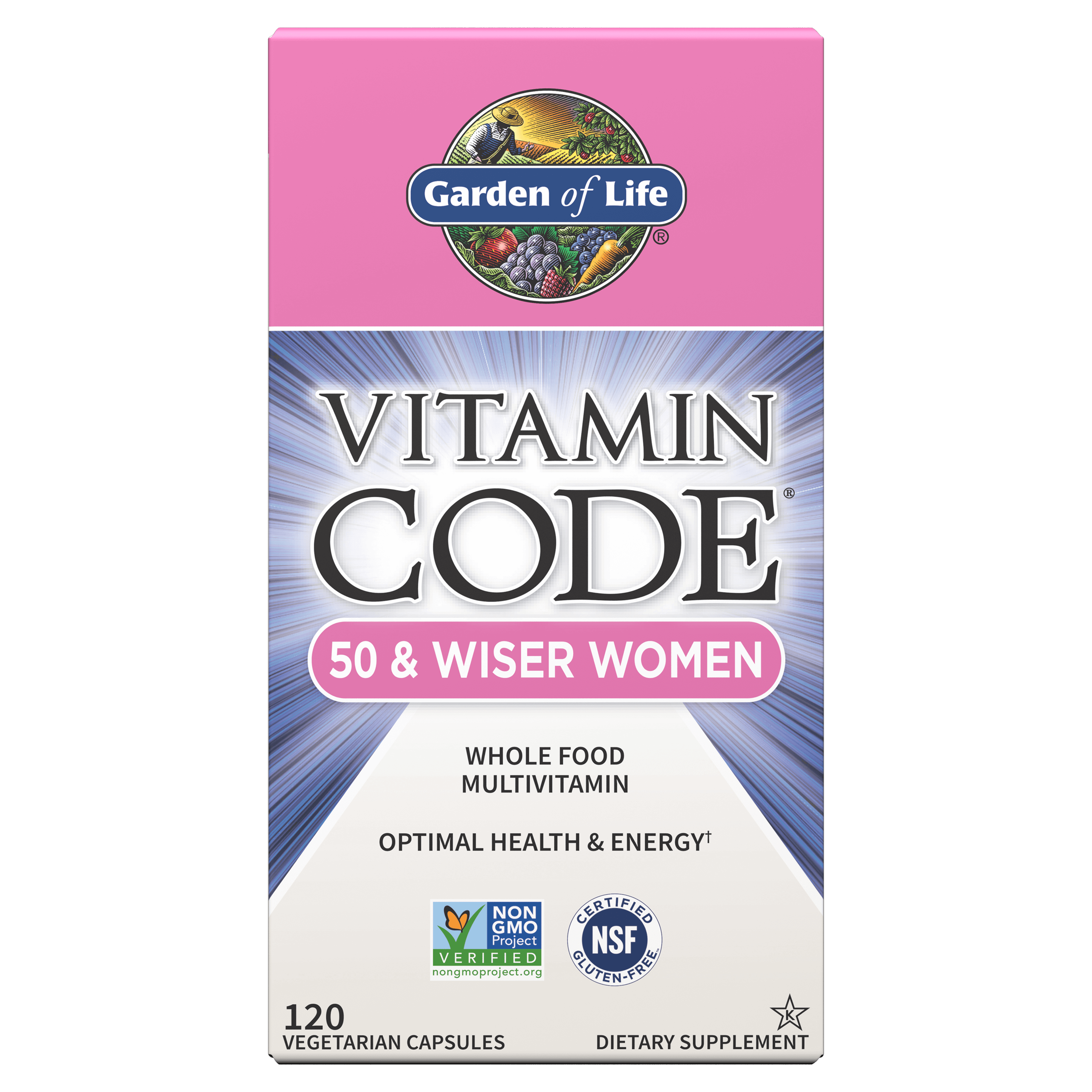 Vitamin Code® 50 & Wiser Women Garden of Life