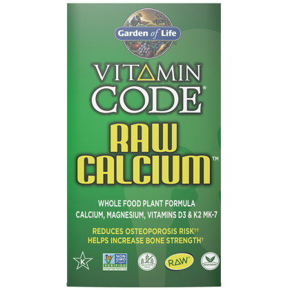 Vitamin Code® RAW Calcium™ wapń, magnez.witamina D3+K2MK7 D Garden of Life