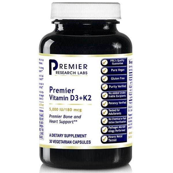 Premier Research Labs Witamina D3 5000IU plus K2