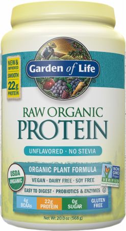 Proteiny RAW Organic Protein Natural- proteiny o smaku naturalnym 560g -Garden of Life