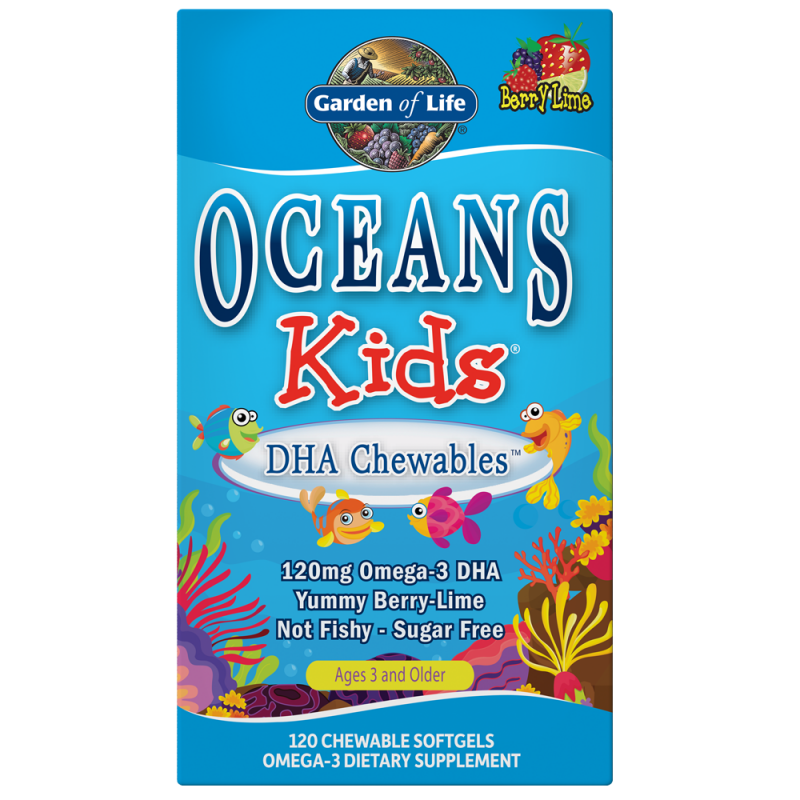 Oceans Kids DHA Chewables - Kwasy Omega 3 Garden of life