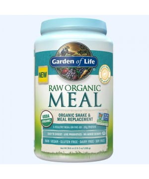 RAW ORGANIC MEAL SHAKE Mieszanka roślinna w proszku Garden of Life (1)
